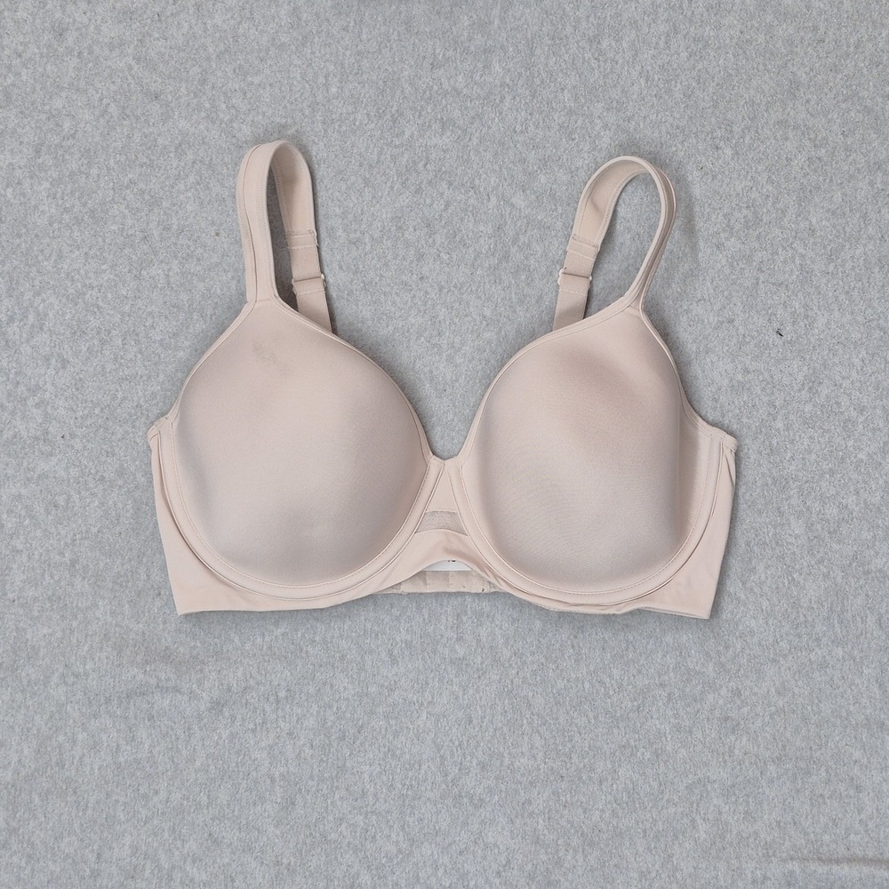 Bali Women Bra 36DD Beige 3490 T Shirt Underwired Strap Adjustable